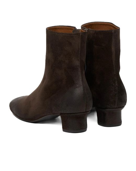 Marsèll Brown Marsèll Low Block Heel Ankle Boots