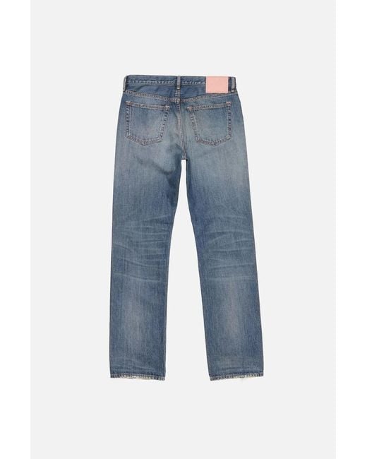 Acne Blue Regular Fit Jeans for men