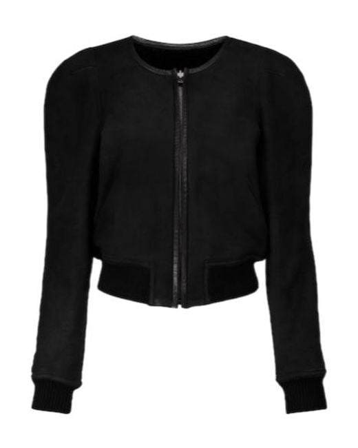 Isabel Marant Black Boden Reversible Shearling Jacket