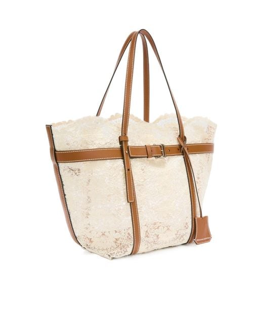Ermanno Scervino White Medium Shopping Bag