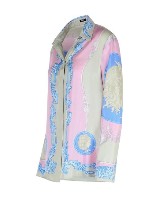 Versace Blue Cameo Shirt