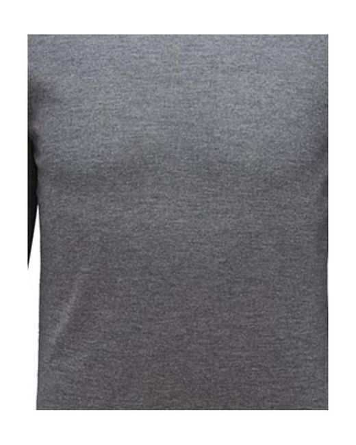 Boss Gray High-Necked Sweater for men
