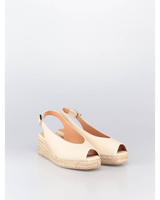 Castaner Natural Castañer Dosalia Peep-Toe Espadrilles