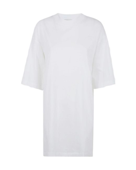 Loulou de Saison White Ayaz Oversized T-Shirt Dress