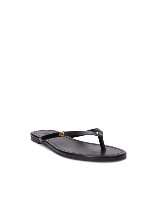 Ralph Lauren White Lightweight Flip Flops