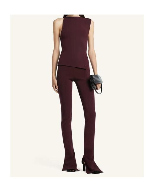 Courreges Purple Courrges Bootcut Interlock Pants