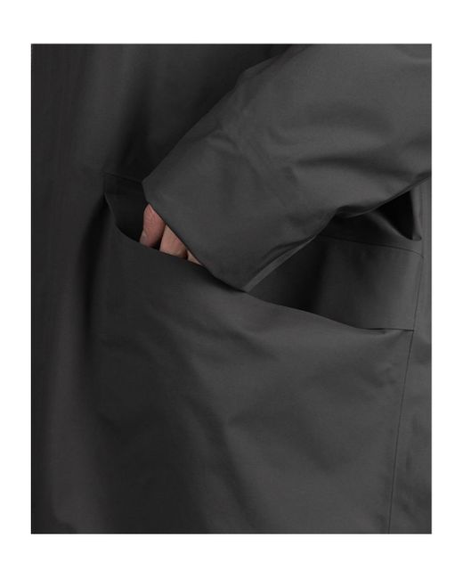 Veilance Gray Hooded Utility Coat for men