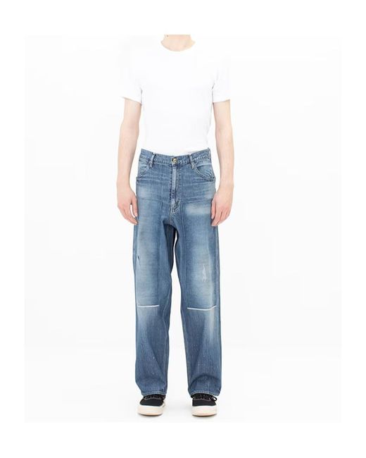 Visvim Blue Waistband Jeans for men