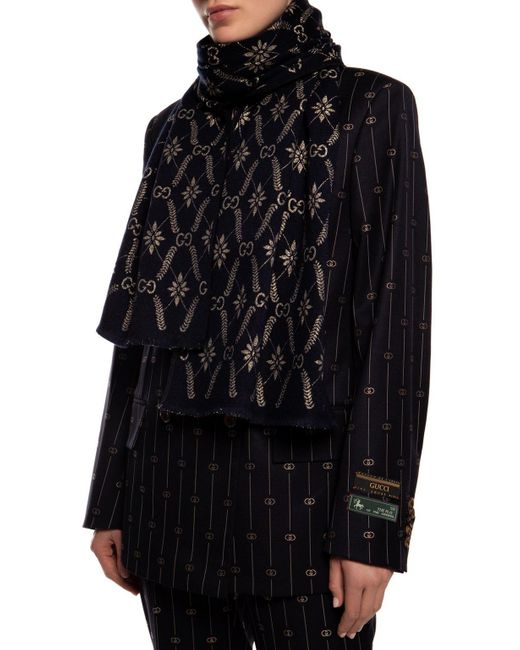 Gucci Black Scarf