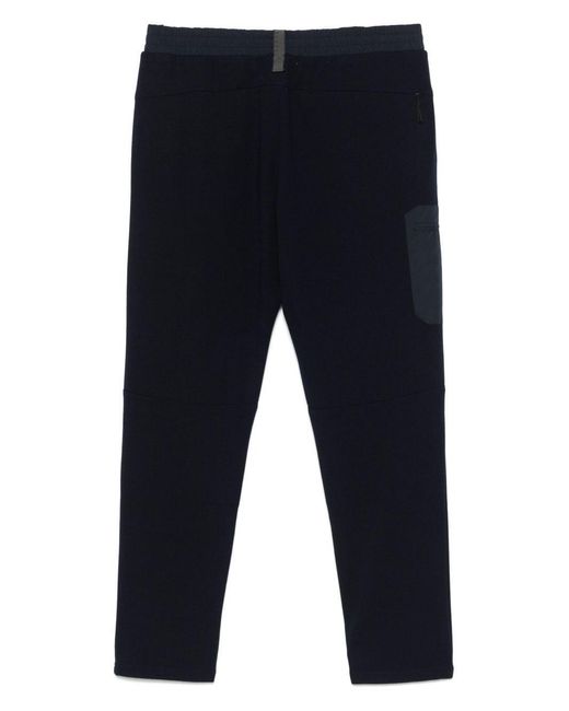 Sease Blue Drawstring Trousers for men
