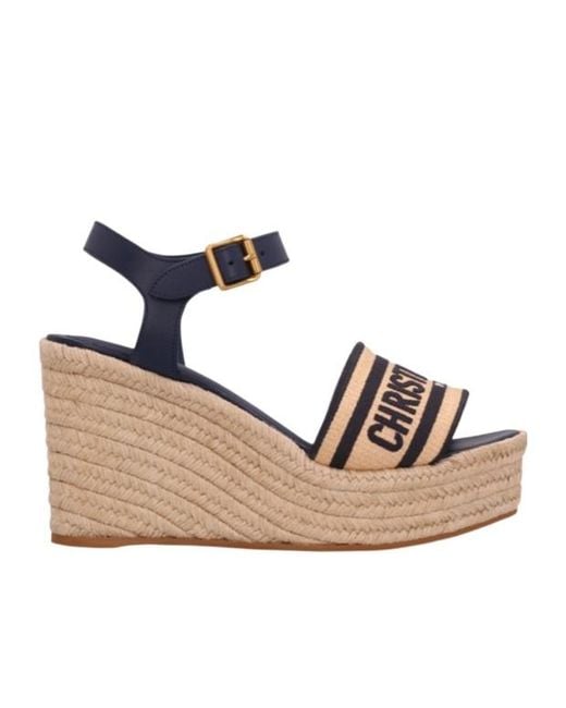 Dior Multicolor Dway Wedge Sandals