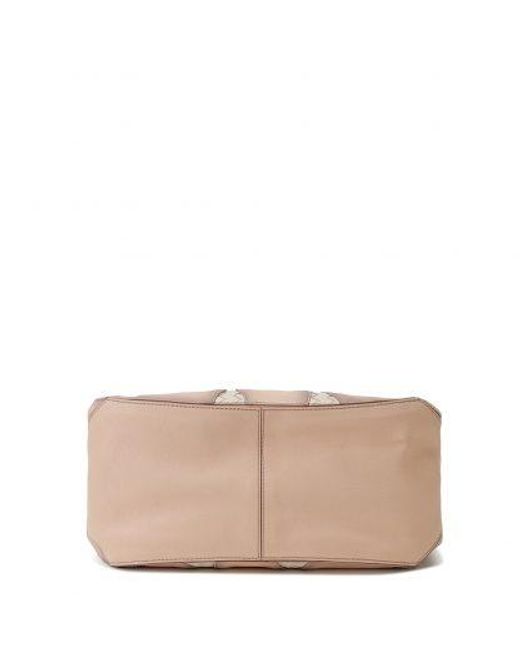 Bottega Veneta Pink Logo Handbag