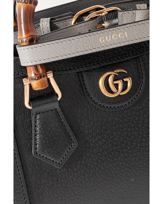 Gucci Black Mini Diana Top Handle Bag