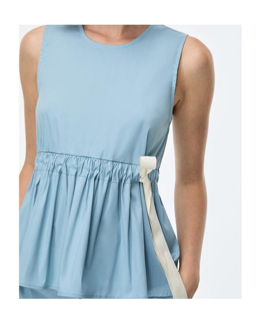iBlues Blue Flared Top