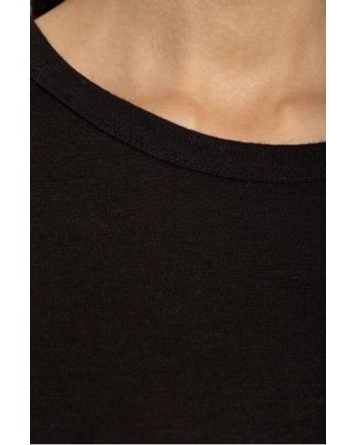 Studio Nicholson Black Long-Sleeve T-Shirt