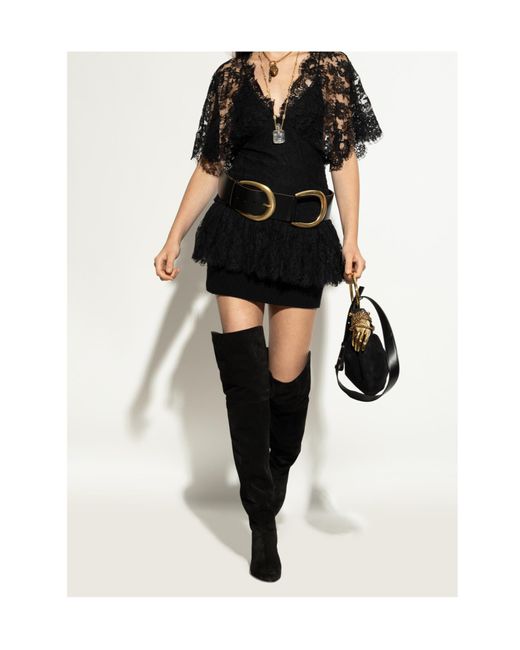 Chloé Black Chloé Eve Knee-High Heeled Boots