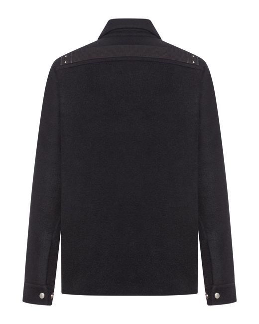 Rick Owens Blue Brad Cashmere Jacket for men