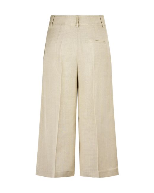 Forte_forte Natural Crooped Trousers