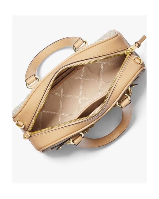 Michael Kors Natural Logo Shoulder Bag