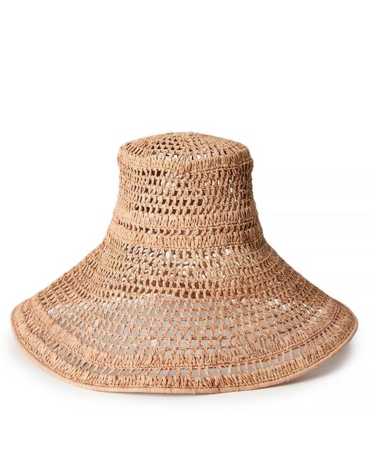 Chloé White Lightweight Straw Hat