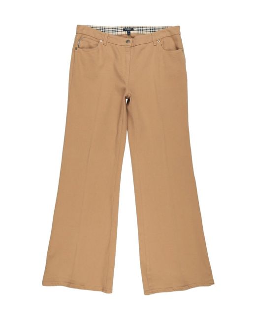 Burberry Natural Loose Trousers