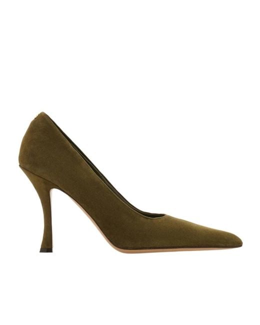 Ferragamo Green Pump Shoe