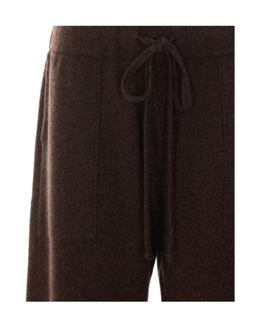Uma Wang Multicolor Drawstring Knit Casual Pants
