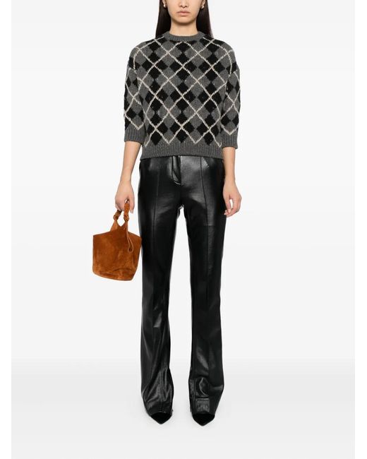 Khaite Black Pratt Jumper