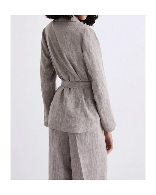Marella Gray Long-Sleeved Jacket