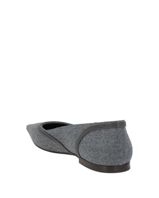 Brunello Cucinelli Blue Simple Ballet Flats