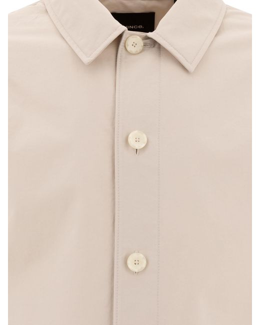 Vince Natural Button Overshirt for men
