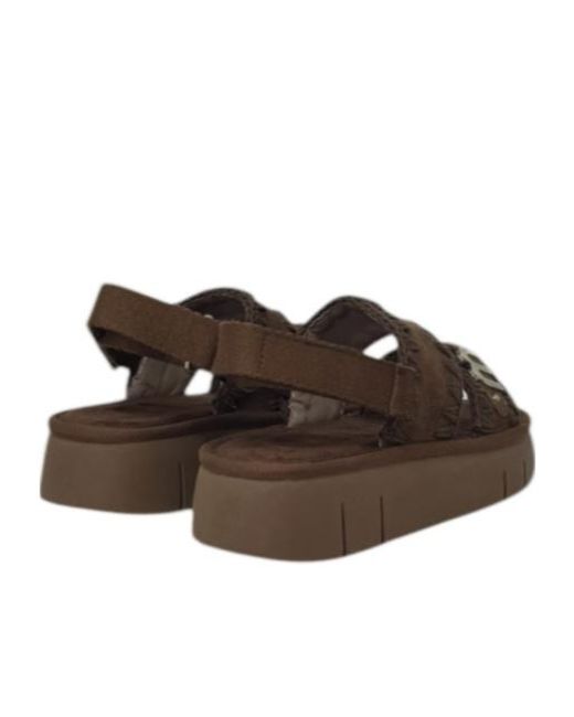 Mou Brown Bounce Sandal Monochrome