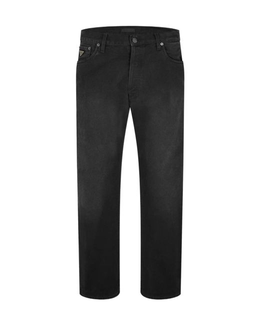 Prada Black Straight Jeans for men
