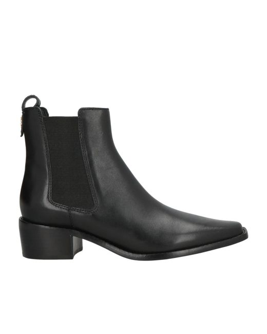 Tory Burch Black Ankle Boots Leather