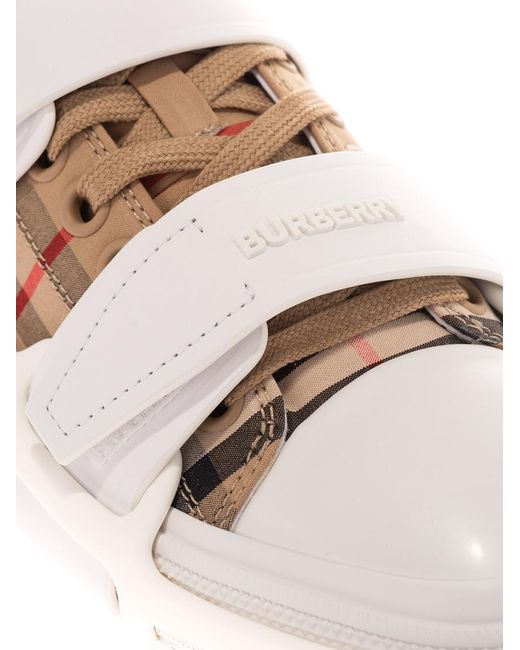 Burberry Natural Vintage Check Sneakers