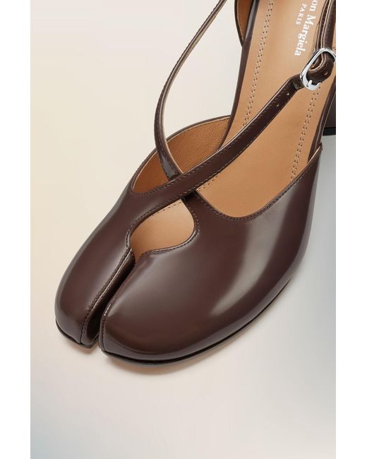 Maison Margiela Brown Tabi Décolleté