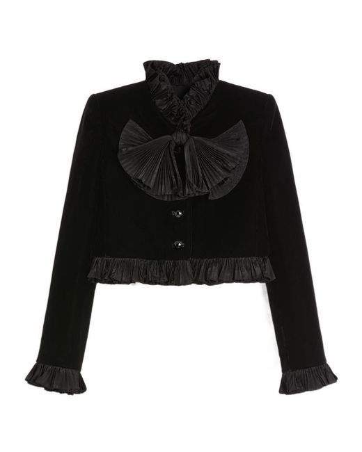 Valentino Black Cropped Jacket