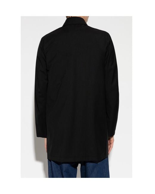 Paul Smith Black Single-Breasted Coat for men