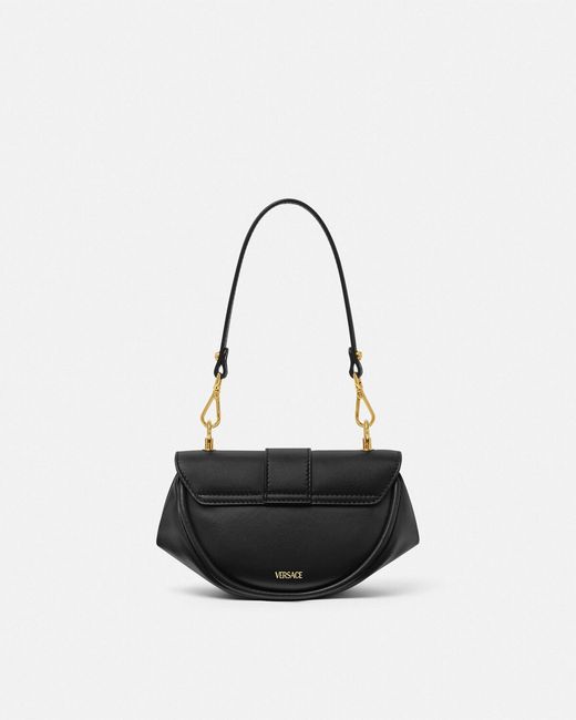 Versace Black Virtus Small Shoulder Bag