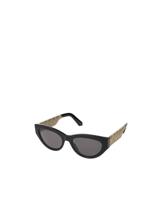 Dior White Eyewear Cat-Eye Frame Sunglasses