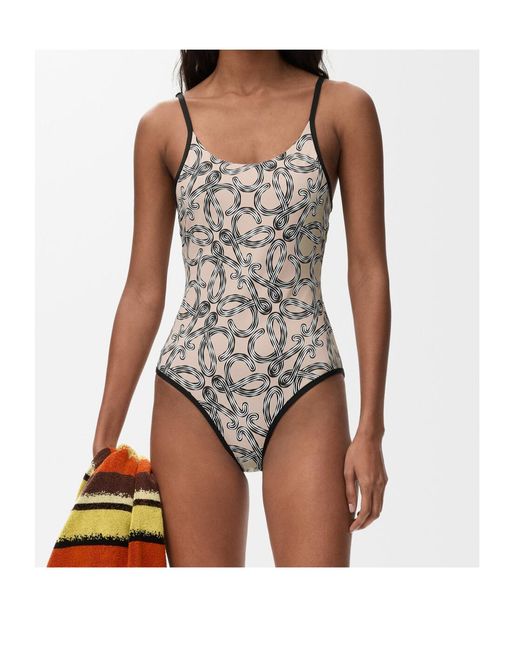 Loewe Multicolor Sleeveless One-Piece Swimsuit