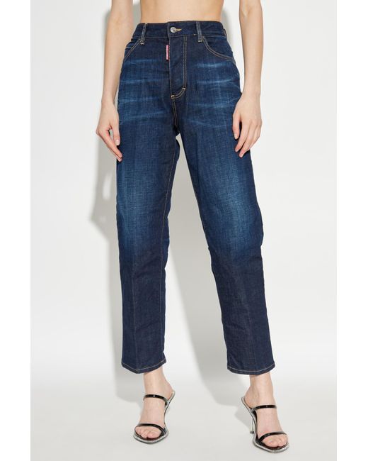 DSquared² Blue Boston Straight-Leg Jeans