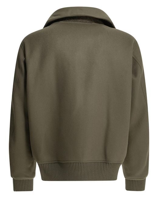 Rick Owens Green 'Draculaflight' Bomber for men