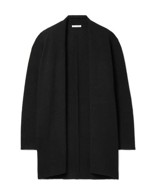 The Row Black Fulham Cashmere Cardigan