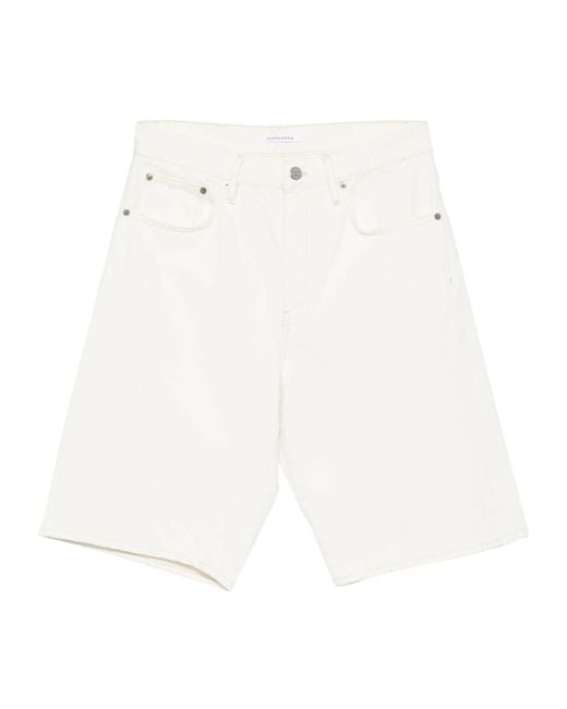 sunflower White Belt Loop Shorts for men