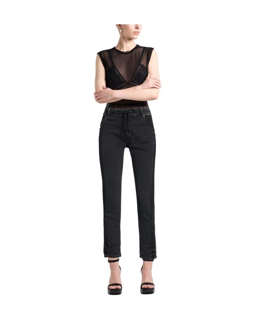 DIESEL Black Elastic Jeans