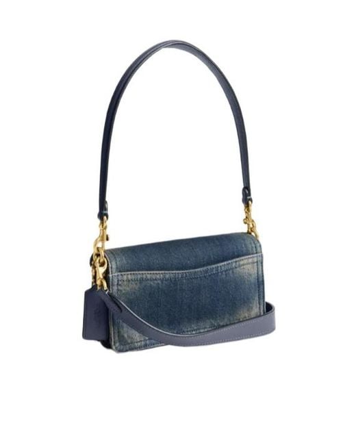 COACH Blue Tabby 26 Shoulder Bag