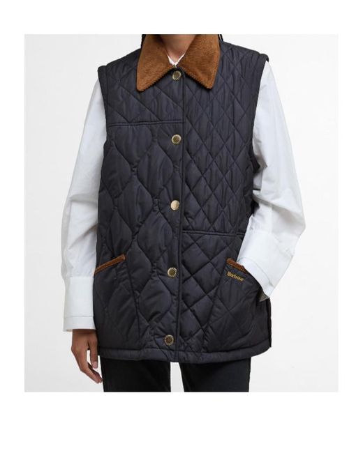 Barbour Blue Lorrie Quilted Jacket