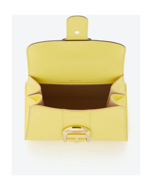 Delvaux Yellow Brillant Mini Tote Bag