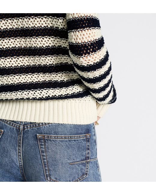 Dior Multicolor Striped Sweater
